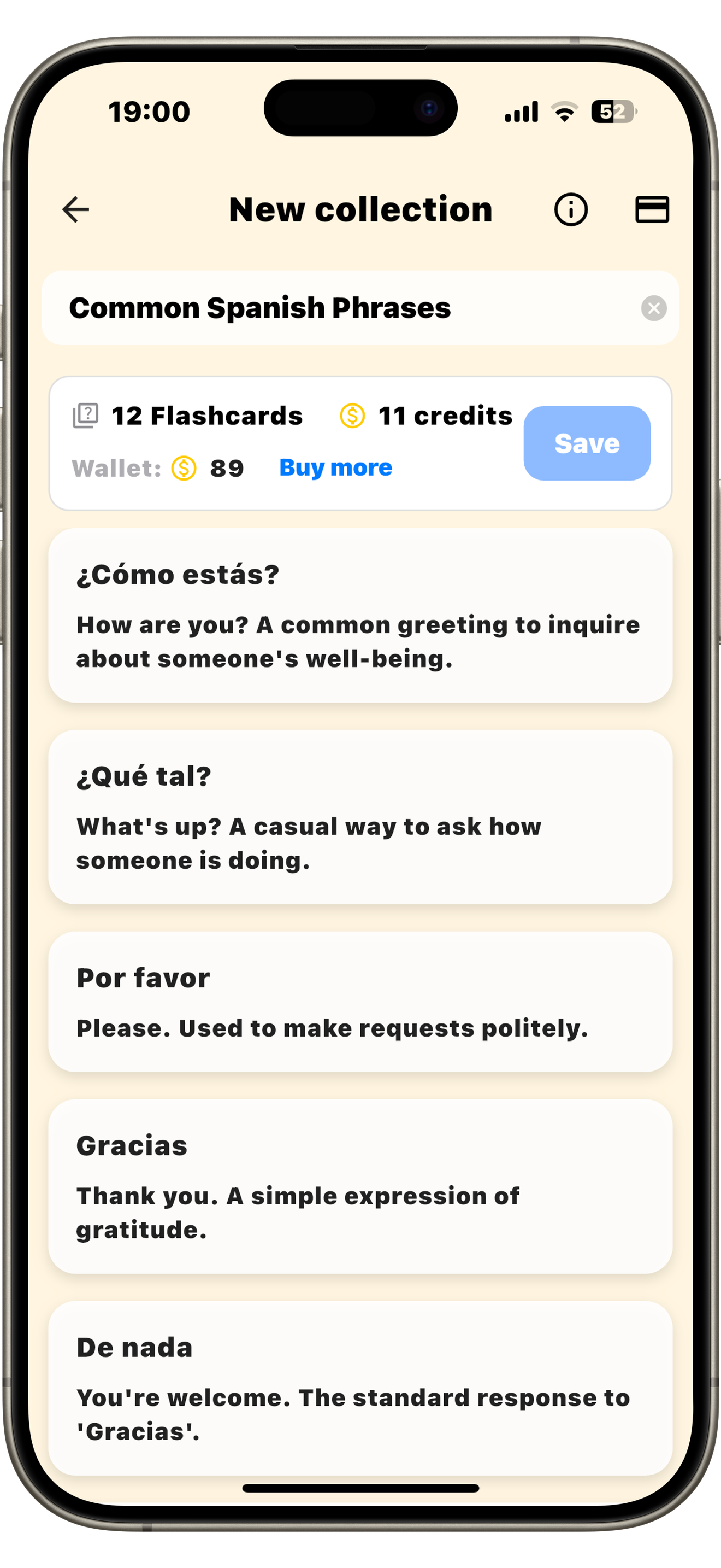 AI Card Genius Screenshot